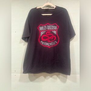 Harley-Davidson Black Tee with Red Emblem